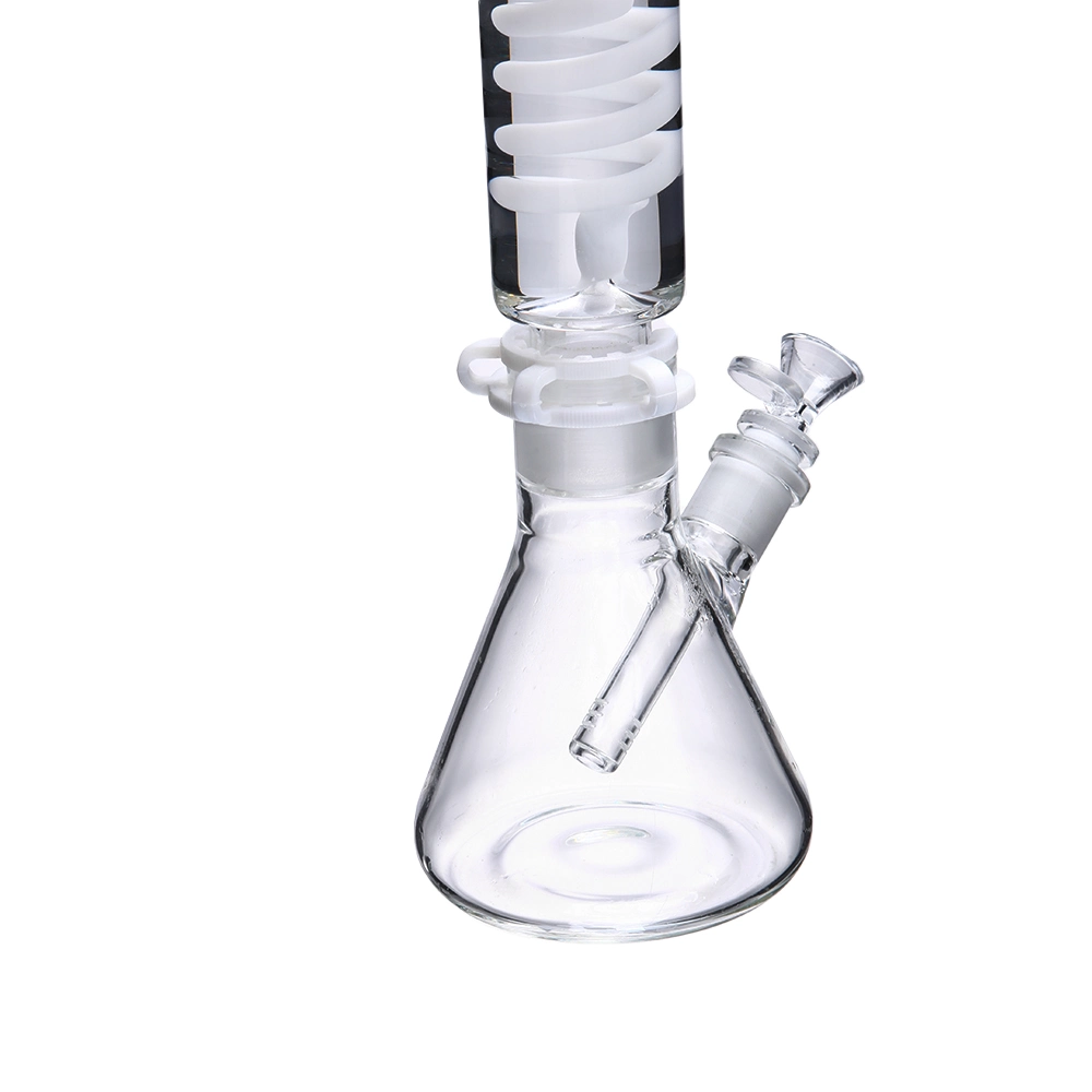 Glycerin Series Coil Beaker Pipe Glass Water Pipe Glass Smoking Water Pipe with Cool Glycerin Chamber Glycerine Freezable Oil Burner Wholesale/Supplier Pipe