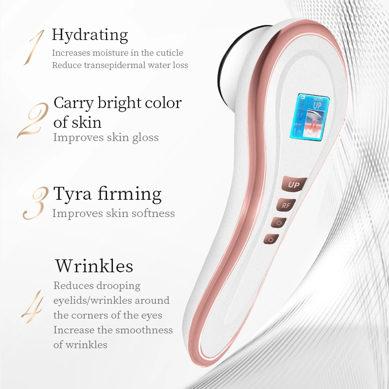 Multifunction Mini RF Facial Lifting Home Use LED Light Beauty Skin Tightening Massager Machine