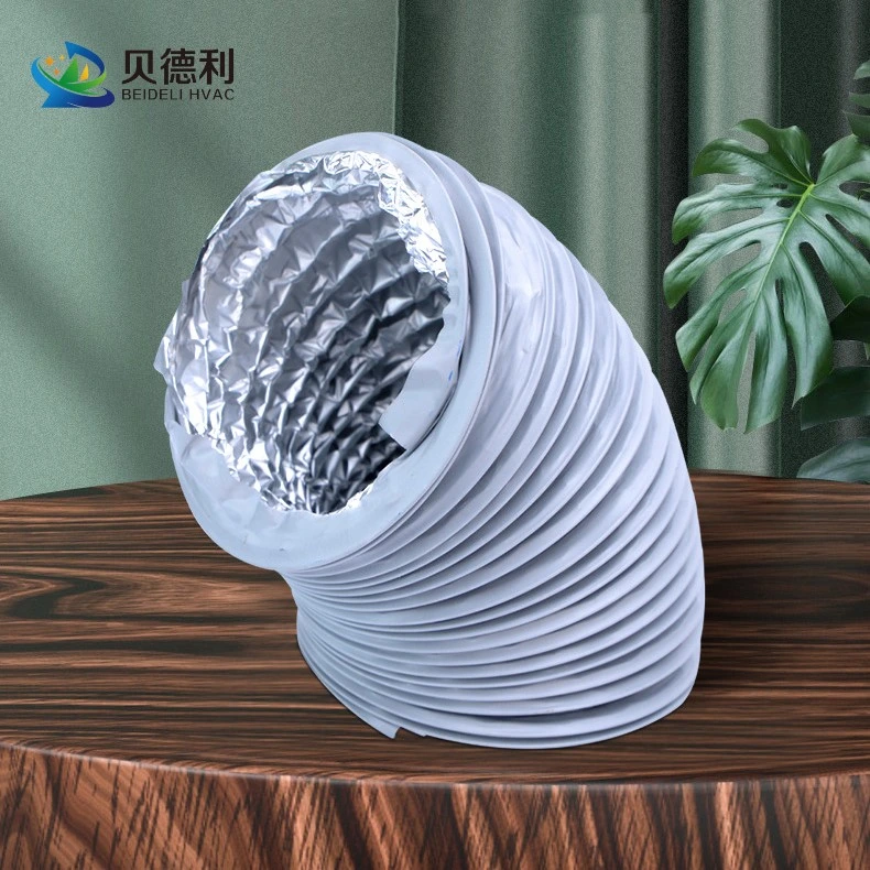 PVC Aluminum Combine Foil Flexible Duct Hose Air Duct for Air Ventilation System