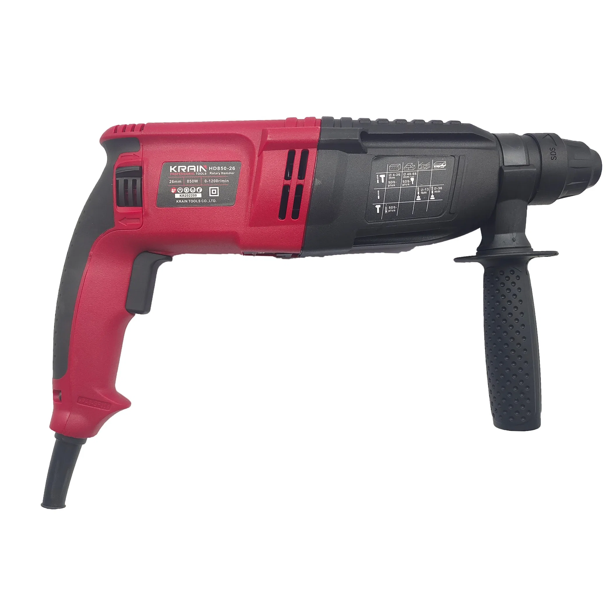 850W Rotary Hammer Electric Power Tool Machine Professional Tools Krian