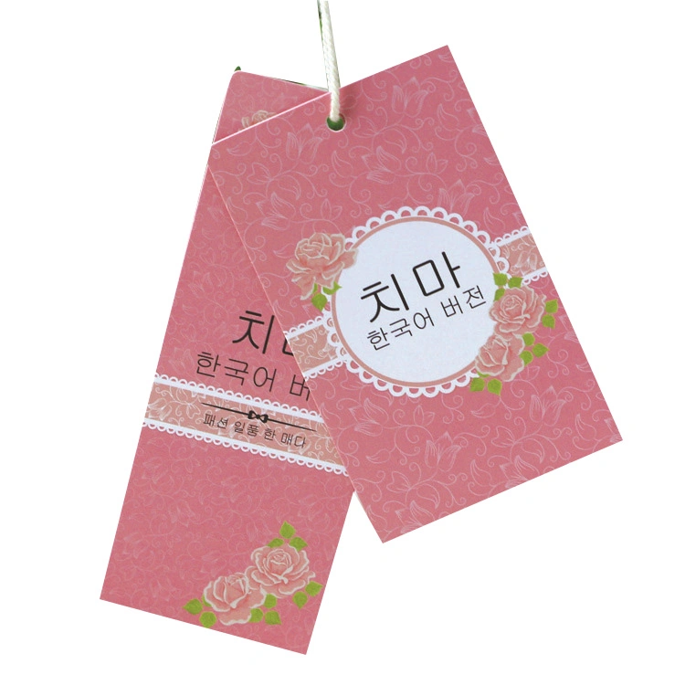 Custom Hang Paper Tag Labels Price Tags for Clothes Garment Clothing Hang Tags