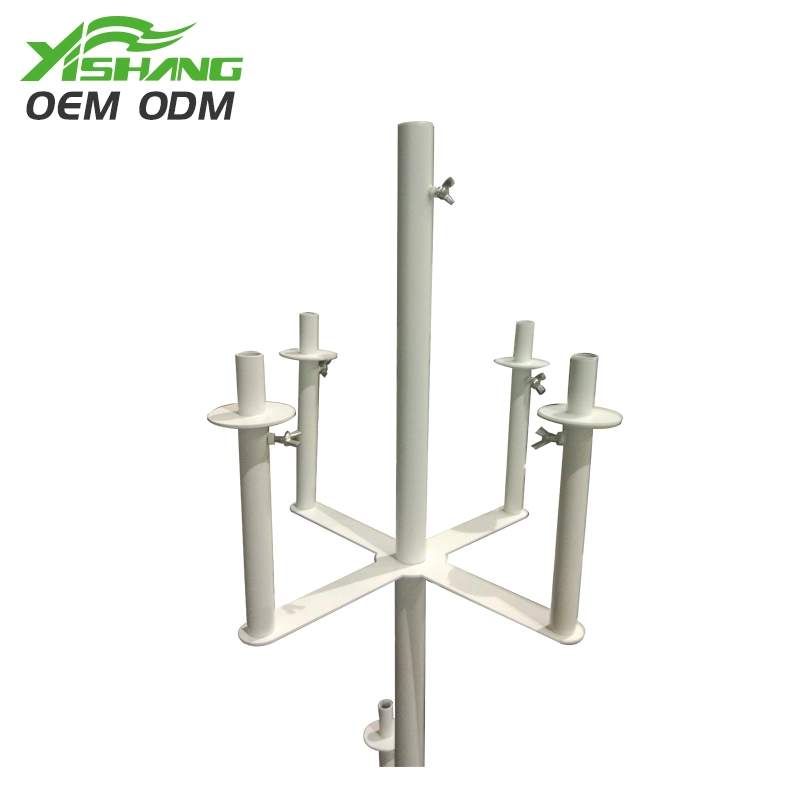 OEM White Round Metal Hair Accessories Display Stand / Rack