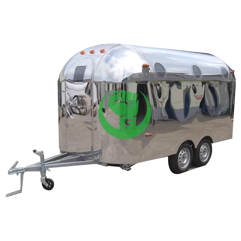 China Caravana Airstream alimentos barbacoa remolques Proveedores