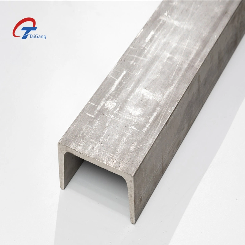 High Quality Martensitic Stainless Steel Channel C Channel U Channel Steel Prices 201 304 310 Grade Ss Steel C Channel for Sale