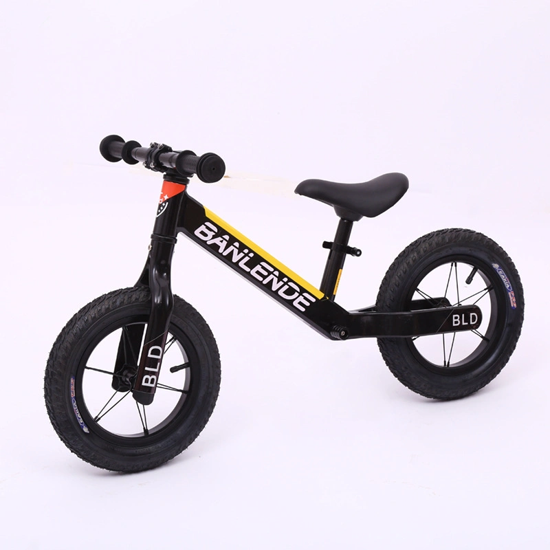 Children's Scooter Balance Bicycle Magnesium Aluminum Alloy Pedal-Less 12 Inch Baby Two-Wheel Scooter Inflatable Factory