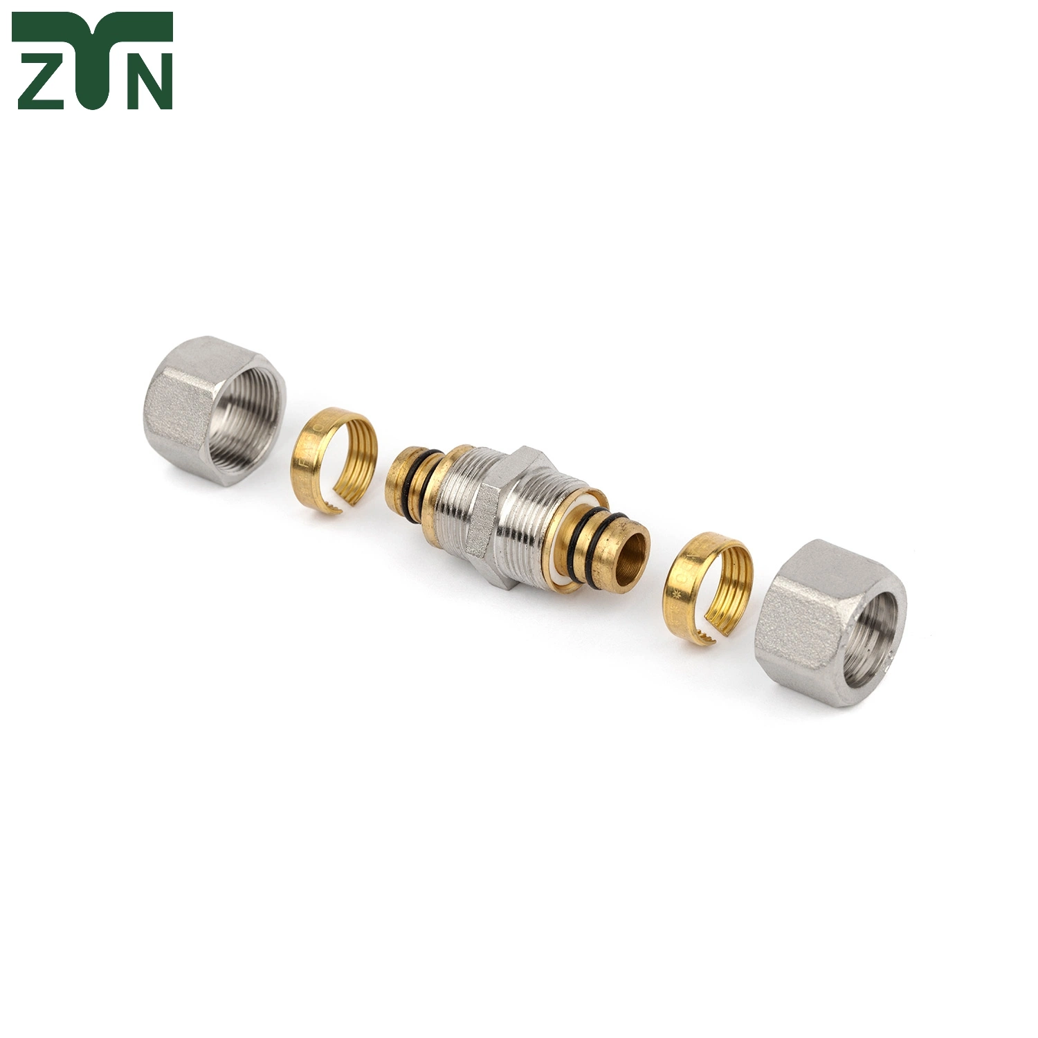 Full Range of Straight Couplings Pipe Fittings Compression Brass Fitting with High quality/High cost performance 