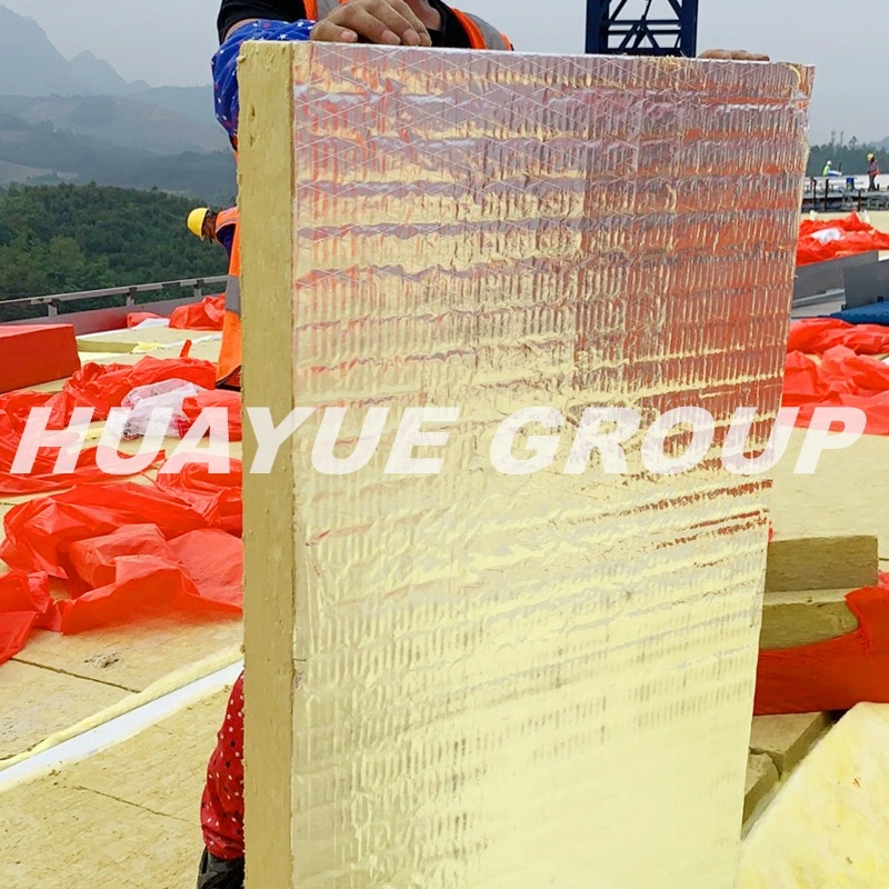 CE High Basalt Content Fireproof Rock Mineral Wool Board for New Construction External Wall Insulation and Energy Renovation