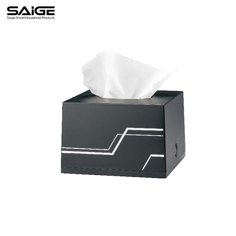 Saige Custom Logo Hotel Tissue Paper Holder Tissue Box