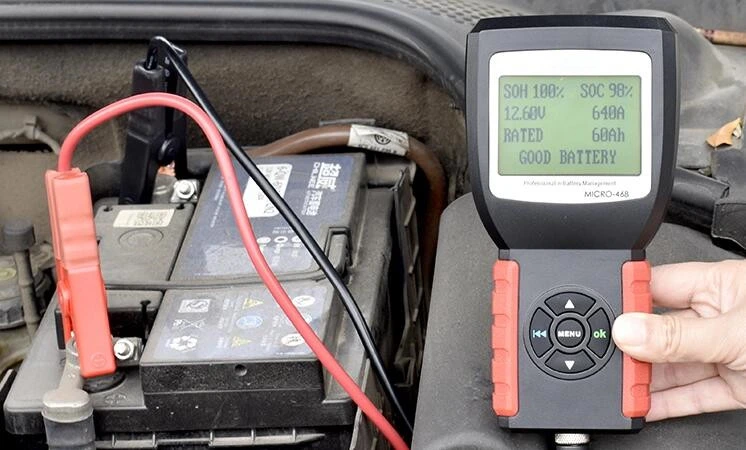 Digitaler Batterietester Micro-468 12V Batteriekapazität Belastungsanalysator SoC SOH CCA