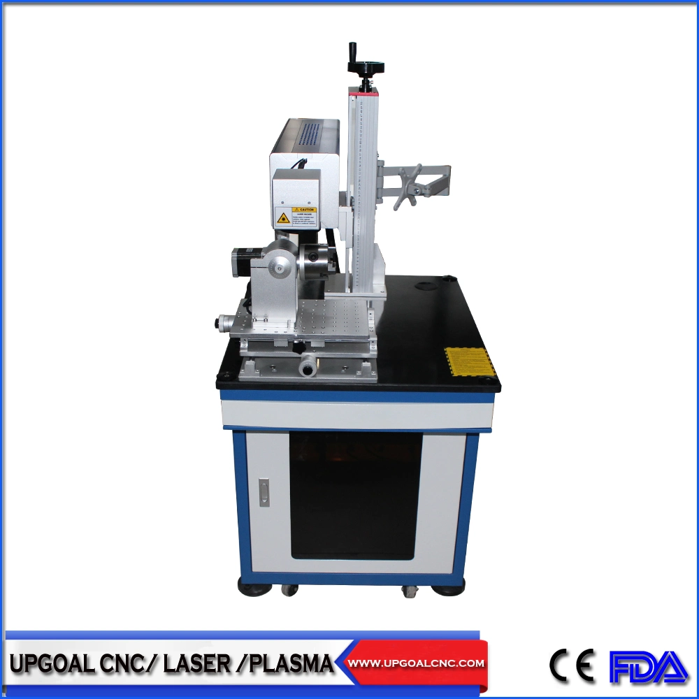 30W Metal RF Laser Tube CO2 Laser Marking Machine with Rotary Device