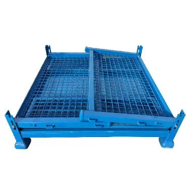 Contenedor de Metal plegable Collapsible almacenamiento de Rgid Metal stillage Cage Palet