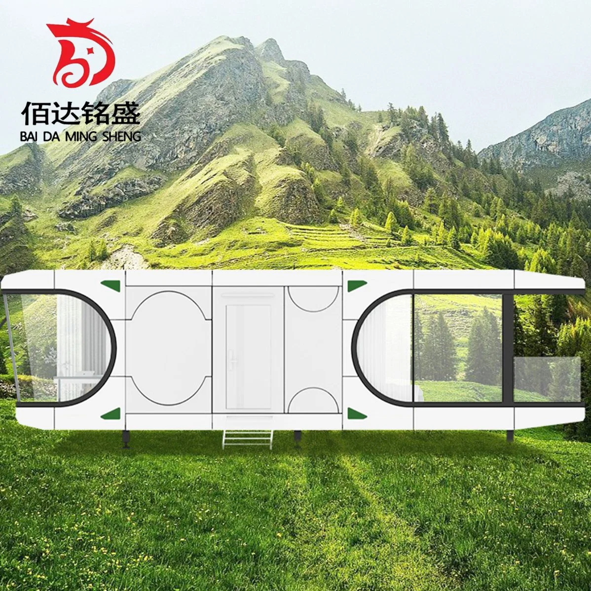 Custom-Made Intelligent Prefab Space Capsule House Container Outdoor Mobile Tiny Prefab House Space Capsule