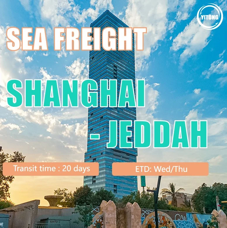 Logística de carga de Mar desde Shanghai a Jeddah