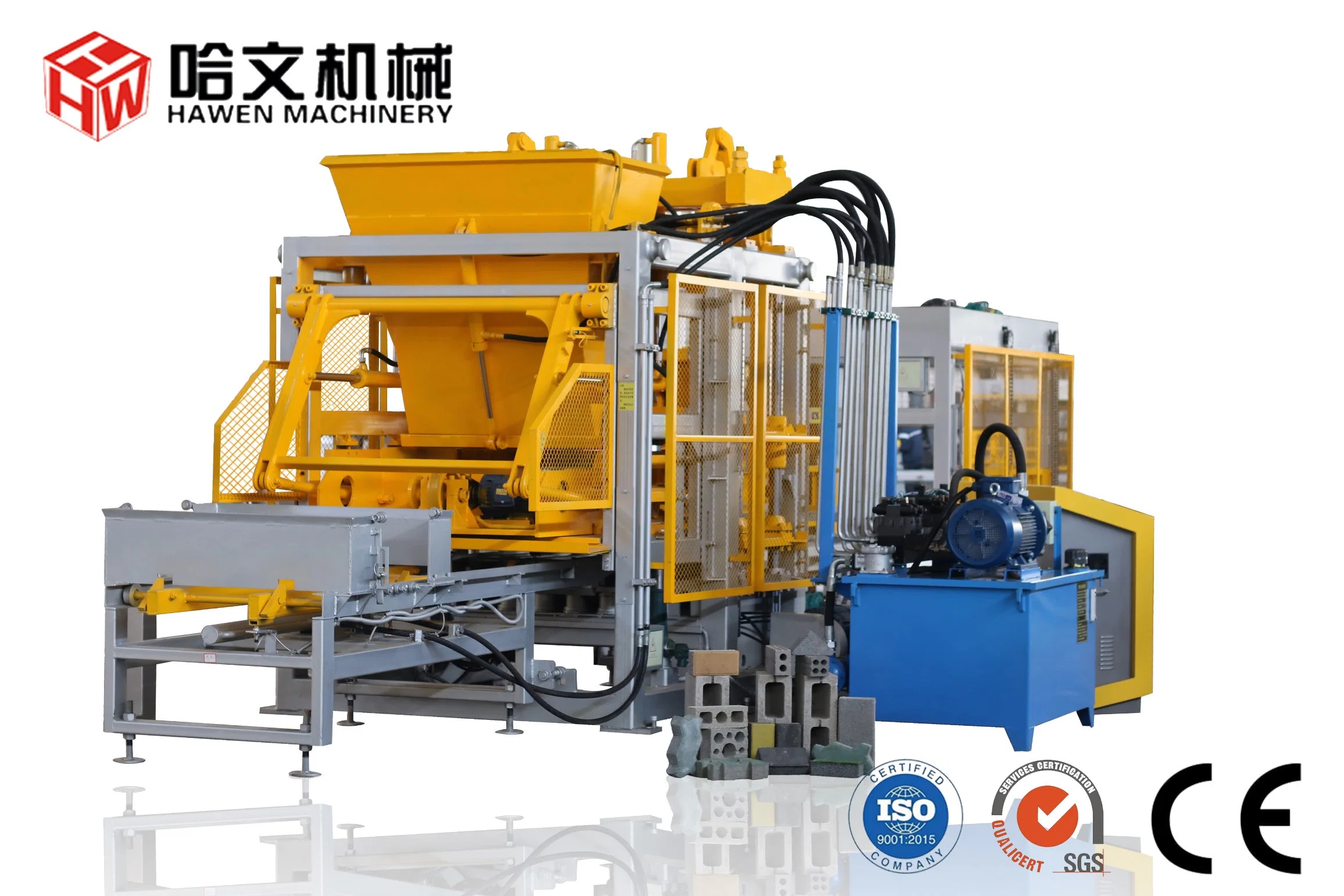 Automatic Block PC Curb Stone Machine Paver Making Machine Brick Making Machine