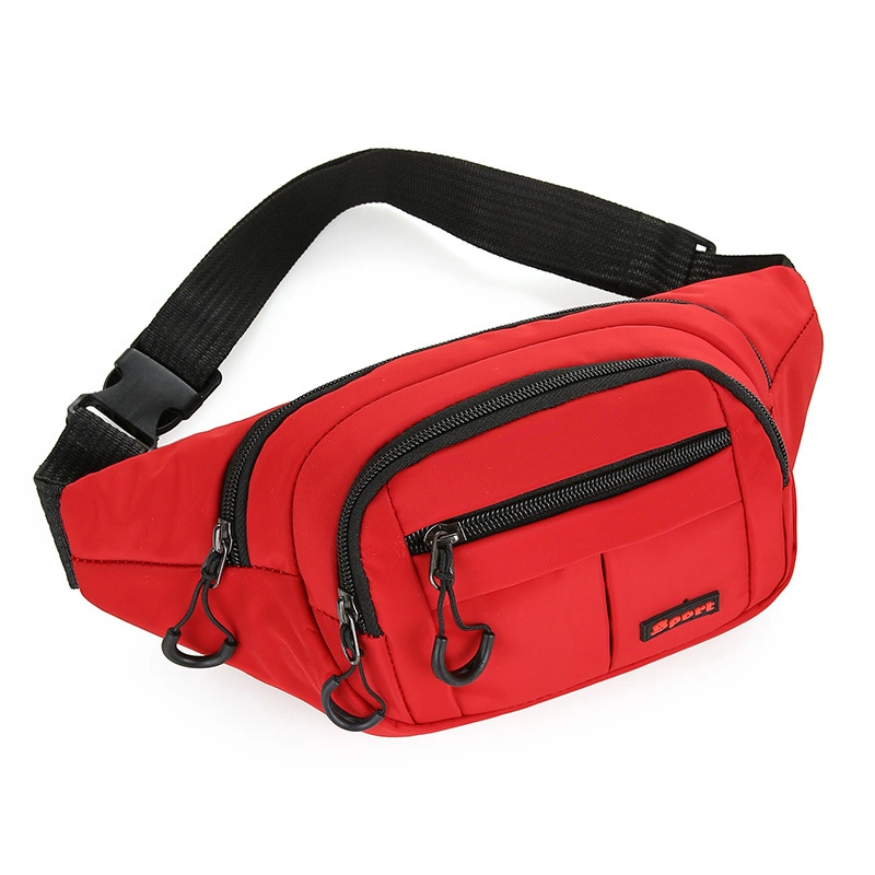 Moda cinturón ajustable Deporte Deporte Canvas Unisex Fanny Pack cintura Bolsa