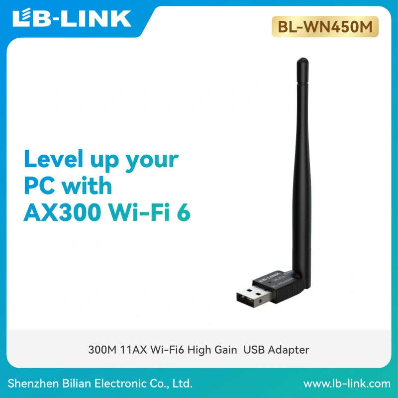 LB-LINK BL-WN450M Wholesale/Supplier China WiFi 300Mbps Fast Speed WiFi Adapter WiFi Dongle