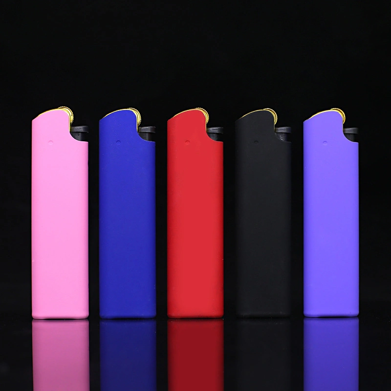 Explosion-Proof Color Gas Open Flame Lighter Free Printing Plastic Disposable Lighter