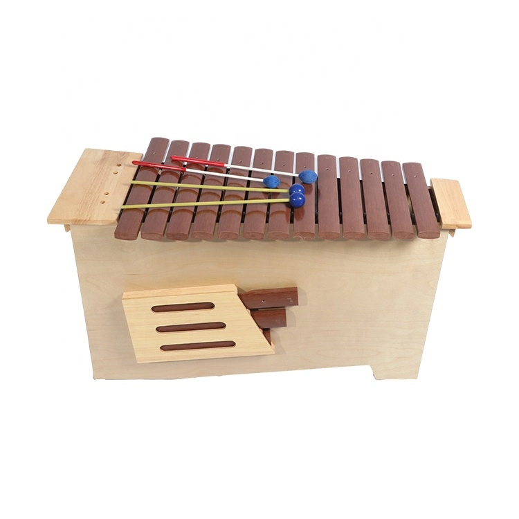 Gray Wooden Educational Knock Piano