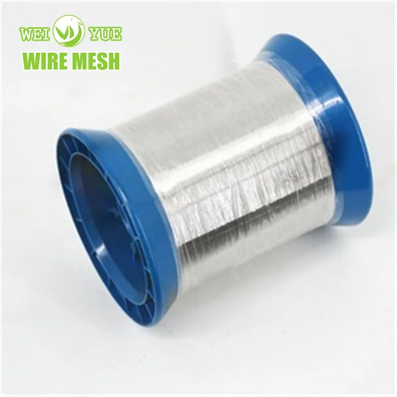 Hot Sale 304 316 Bright Ultra Fine Stainless Steel Microwire Manufacturer Price Special Textile Soft Round Wire Flexible Stainless Steel Microfilament