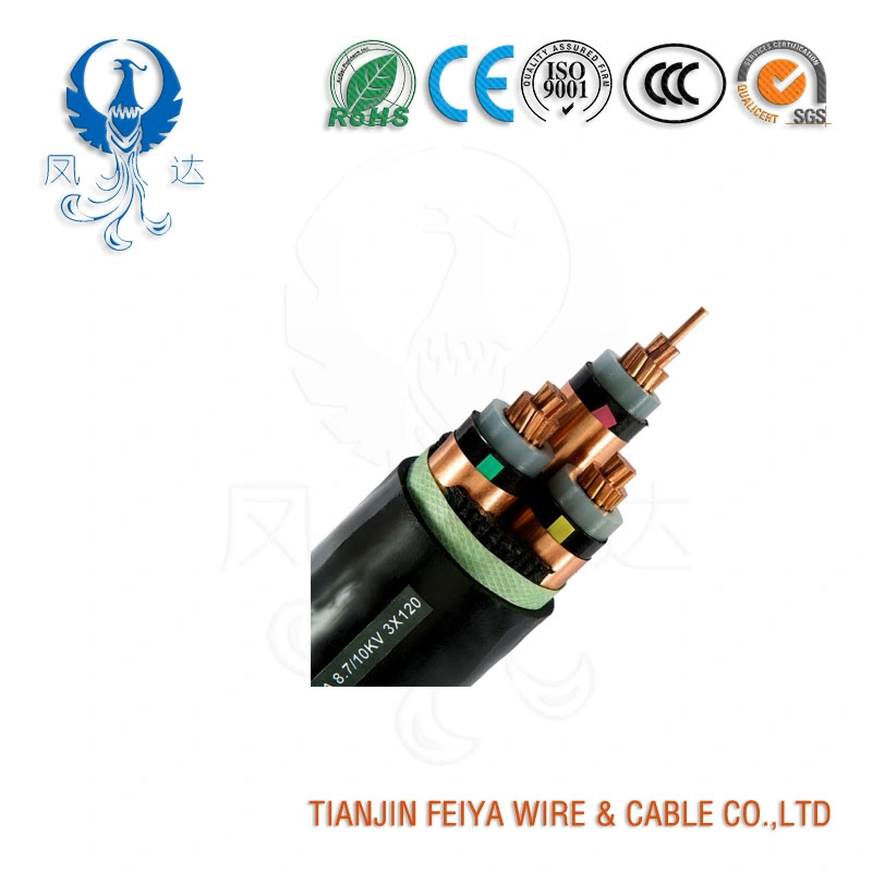 0.6/1 كيلو فولت 4X35m2 موصل نحاسي XLPE شريط مزدوج مقاوم للصدأ STA مدرّعة [أنتي] - [ترميتي] [بكد] [شهم] قوة كبل