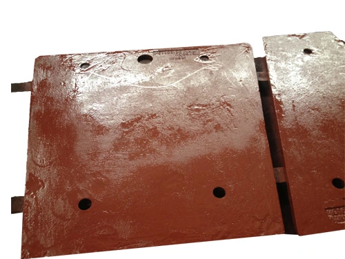 Mining Machinery Parts Side Liner Cheek Plate Good Quality