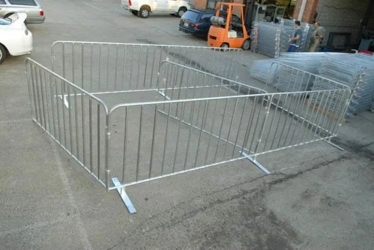 Barricadas de la construcción de galvanizado el control de multitudes barreras con el precio de fábrica