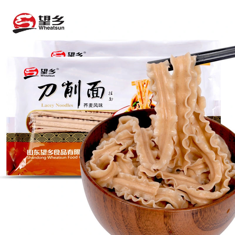 500g Buckwheat Cut Noodles, Wide Noodles, Easy to Eat, Strong and Nutritious Noodles