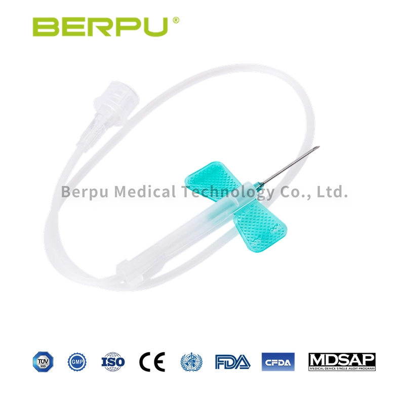 Disposable Medical Injection Hypodermic Scalp Vein Set, Butterfly Needle, Sterile for Hospital Use, Intravenous Needle for Infusion Set 18g-25g