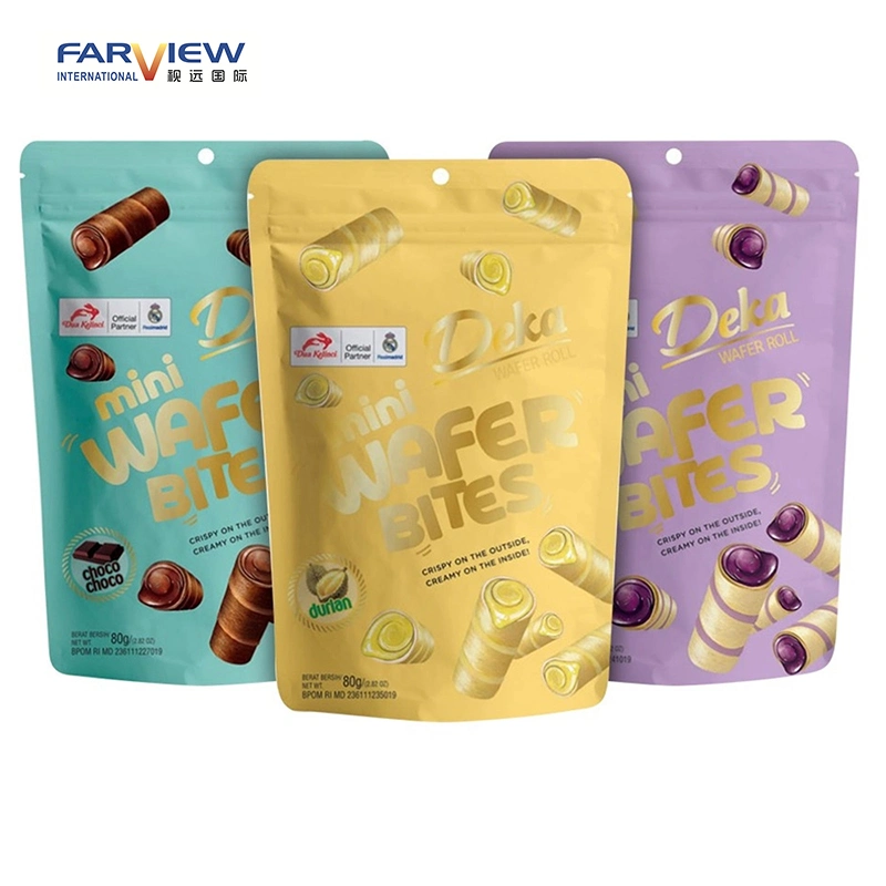Snack Food Packaging Bag Stand up Pouches Packaging Zipper Bag