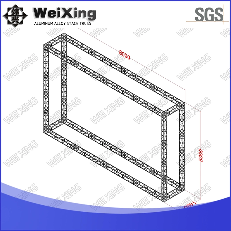 8X5X1.4m, 200X200mm Outdoor Portable Aluminum Truss Digital Advertising Screens