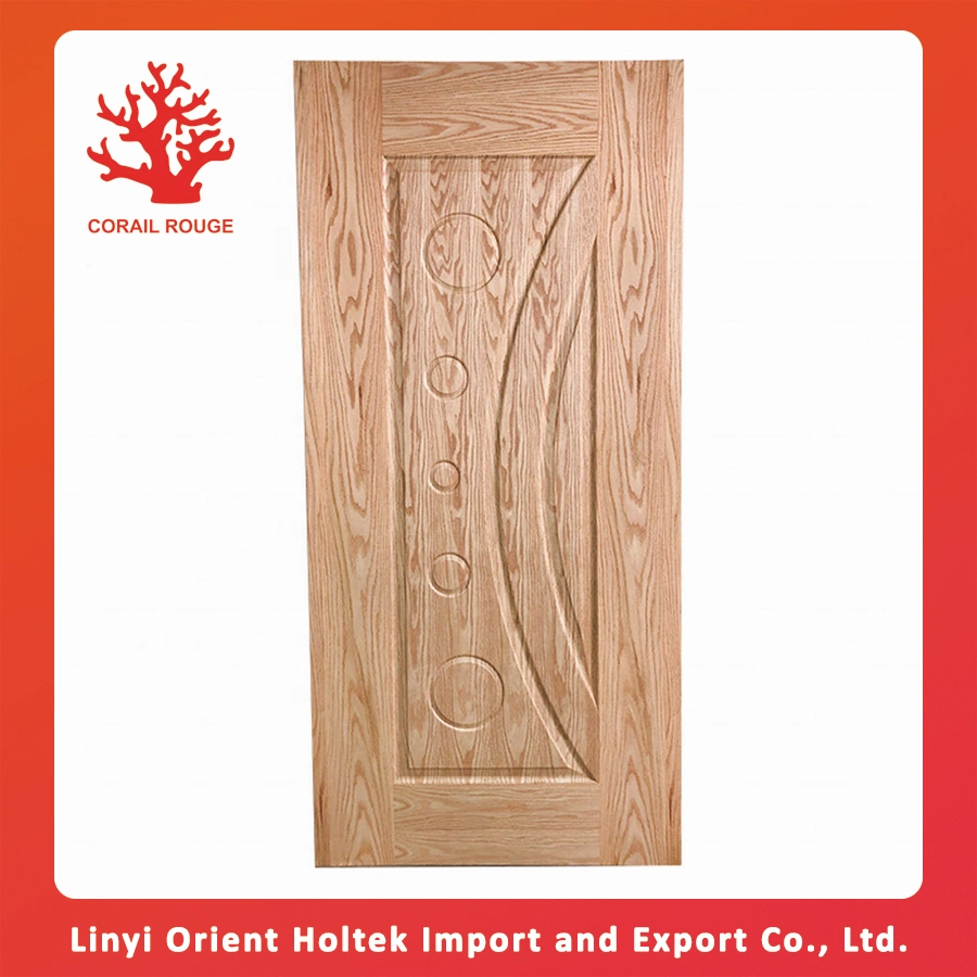 3mm Melamine HDF Door Skin for Interior Doors Natural Veneer Door Skin