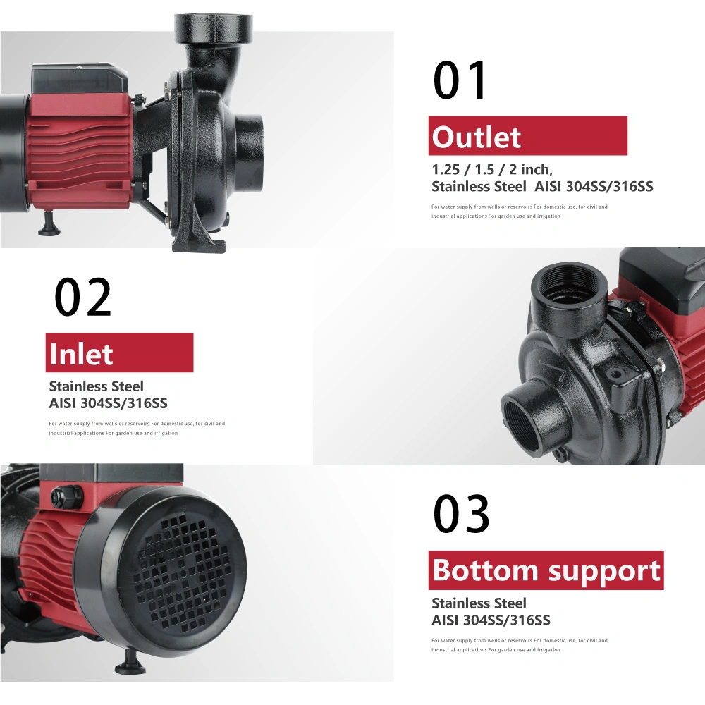 Zscp Solar Powered Centrifugal Pump, 12/24/36/48/72/96V Solar Water Pumping Systems, Brushless DC Motor, with MPPT Controller