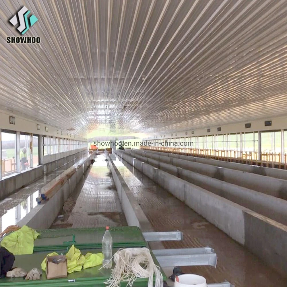 Prefabricated Steel Structure Chicken House Closed System Sheet Metal Poultry Building