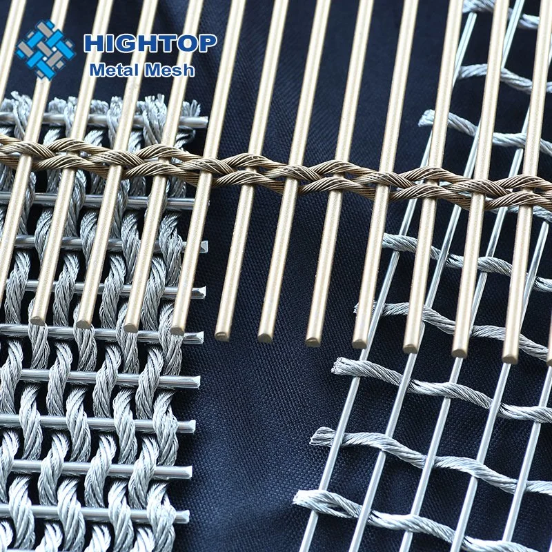 Flexible Cable Mesh Architectural Woven Wire Drapery for Exhibition Halls Decoration