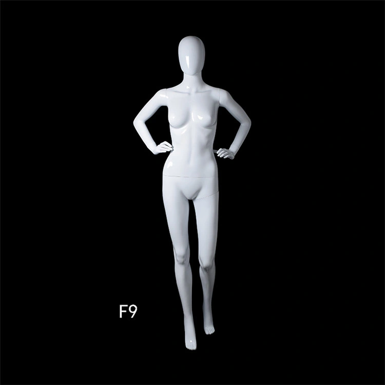 Shop Display Head Top Female Torso Mannequin with Wooden Arm