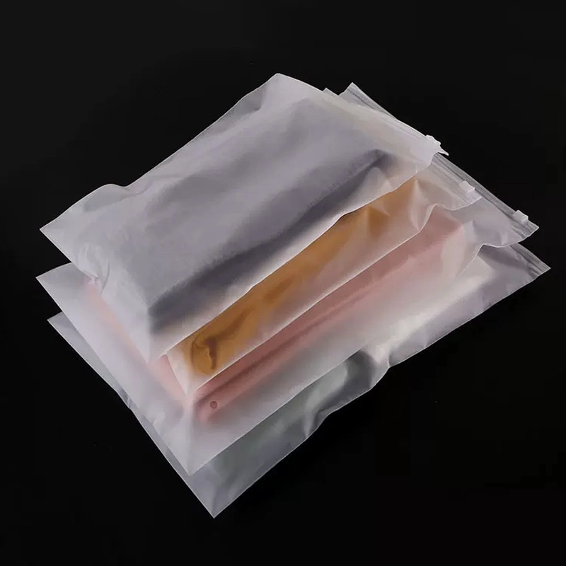 Factory Direct Sale PVC Frosted Zipper Bag for Shoes Clothing Packing