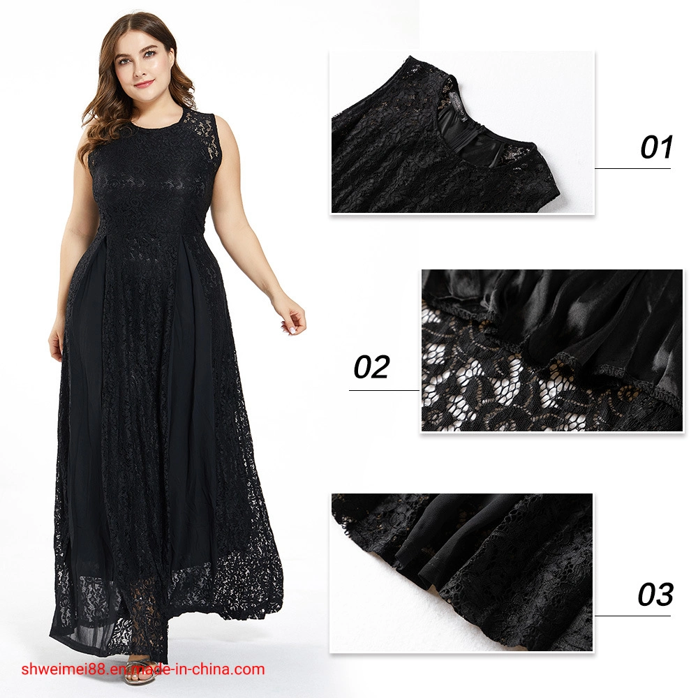 Women's Long Prom Lace Skirt Jubah Dress Formal Bridesmaid Wedding Gowns