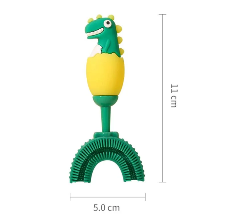 Wholesale/Supplier BPA Free Silicone U-Shaped Baby Toothbrush Children Baby Silicone Toothbrush