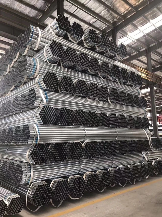 Hot DIP Galvanized Round Steel Pipe / Gi Pipe Pre Galvanized Steel Pipe Galvanized Tube for Construction