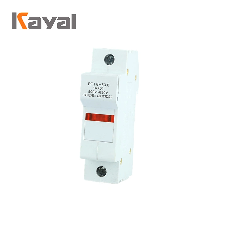 Kayal Low Voltage LED Rt18-63X Cylindrical Fuse Holder 400A Fuses Bases