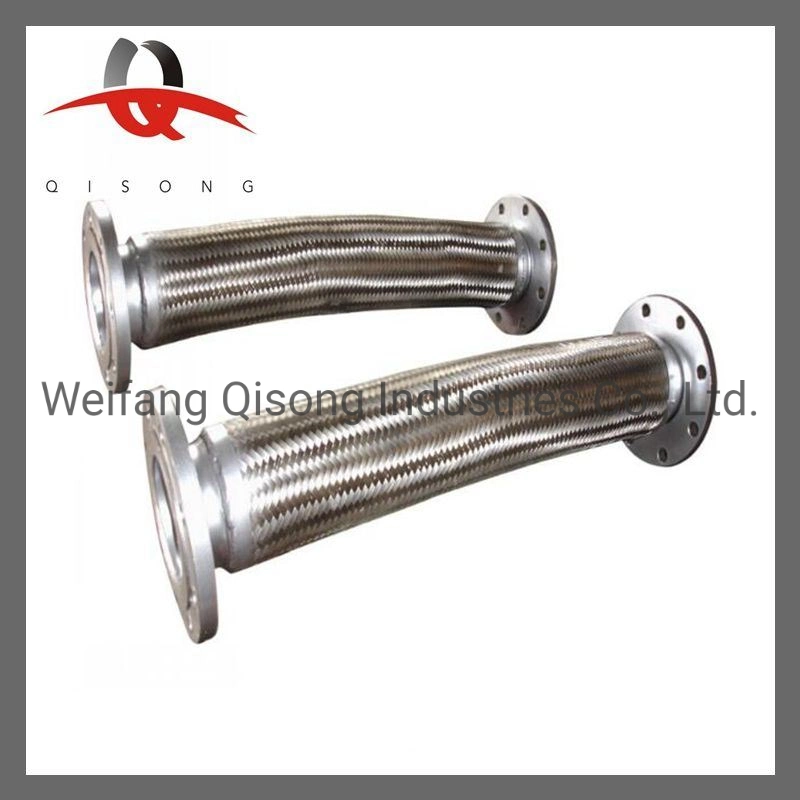 [Qisong] Китай из нержавеющей стали SS304 металлический шланг с фланцами для промышленности