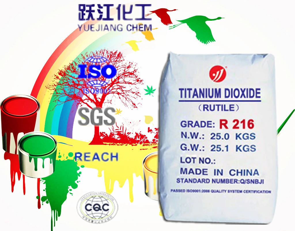 Rutile Grade Titanium Dioxide Paints Interior & Exterior