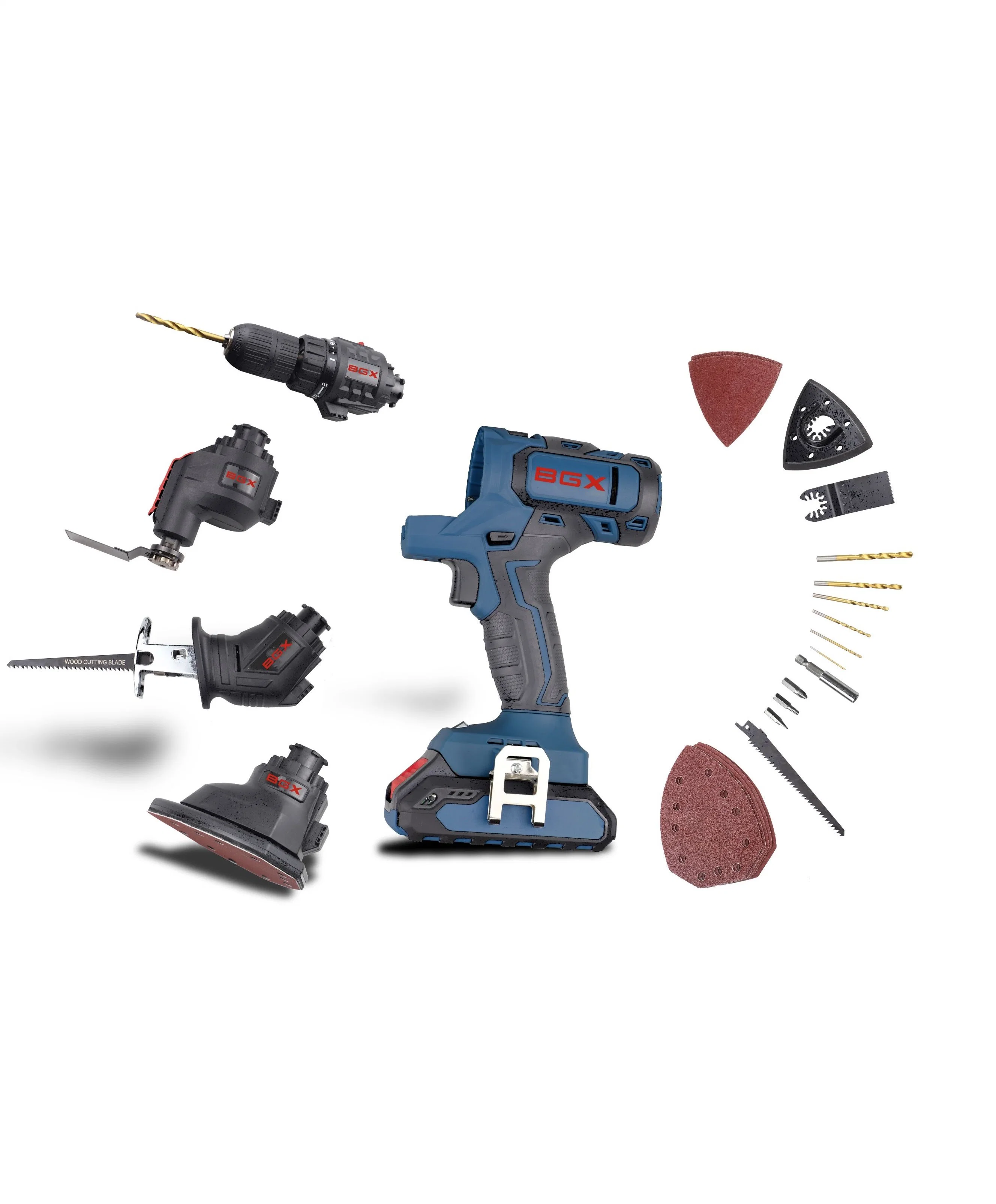 BGX 20V Li-ion Cordless 4 in 1 Electric Power Tools With Multifunction