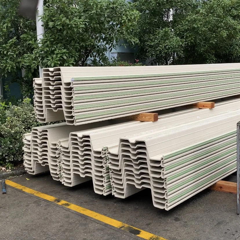 Factory Wholesale/Supplier PVC Vinly Steel Sheet Pile for Railway Construction