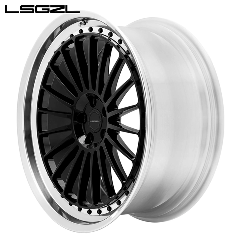 Deep Concave Glossy Black Passenger Car Wheel for BMW Mercedes BMW Audi 5X114.3 5X120 5X130