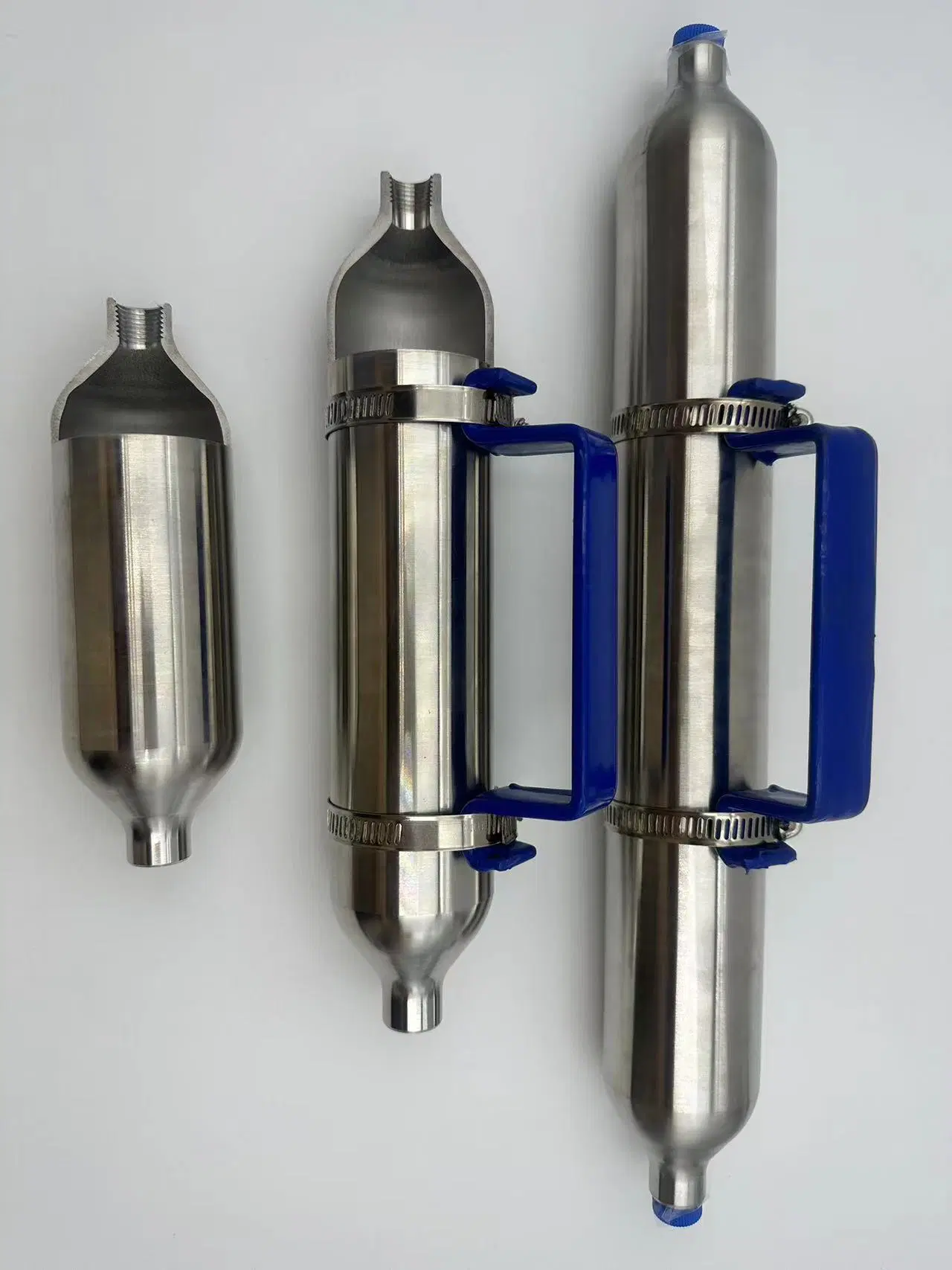 3000psi Double Ended 1/4 Female NPT Sample Cylinder 500ml 1000ml for Steam Sampling System