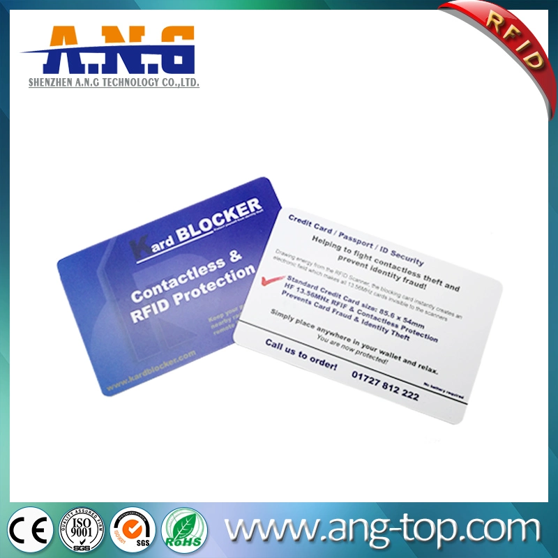 13.56MHz ISO14443A Passive Hf PVC RFID Smart Card