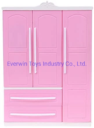 Plastic Toys Plastic Doll Christmas Gift Plastic Wardrobe for 1/6 Doll