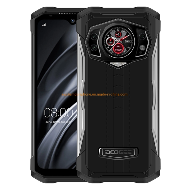 Smartphone 2 en 1 Reloj inteligente IP68/IP69K 6000mAh Android teléfono robusto 12 CPU S98 8GB Cámara de visión nocturna+256GB