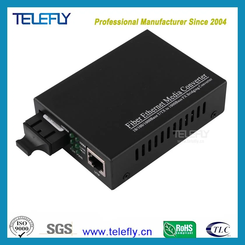 40 Km OEM 10/100m Sc Dual Fiber Optic Media Converter Price